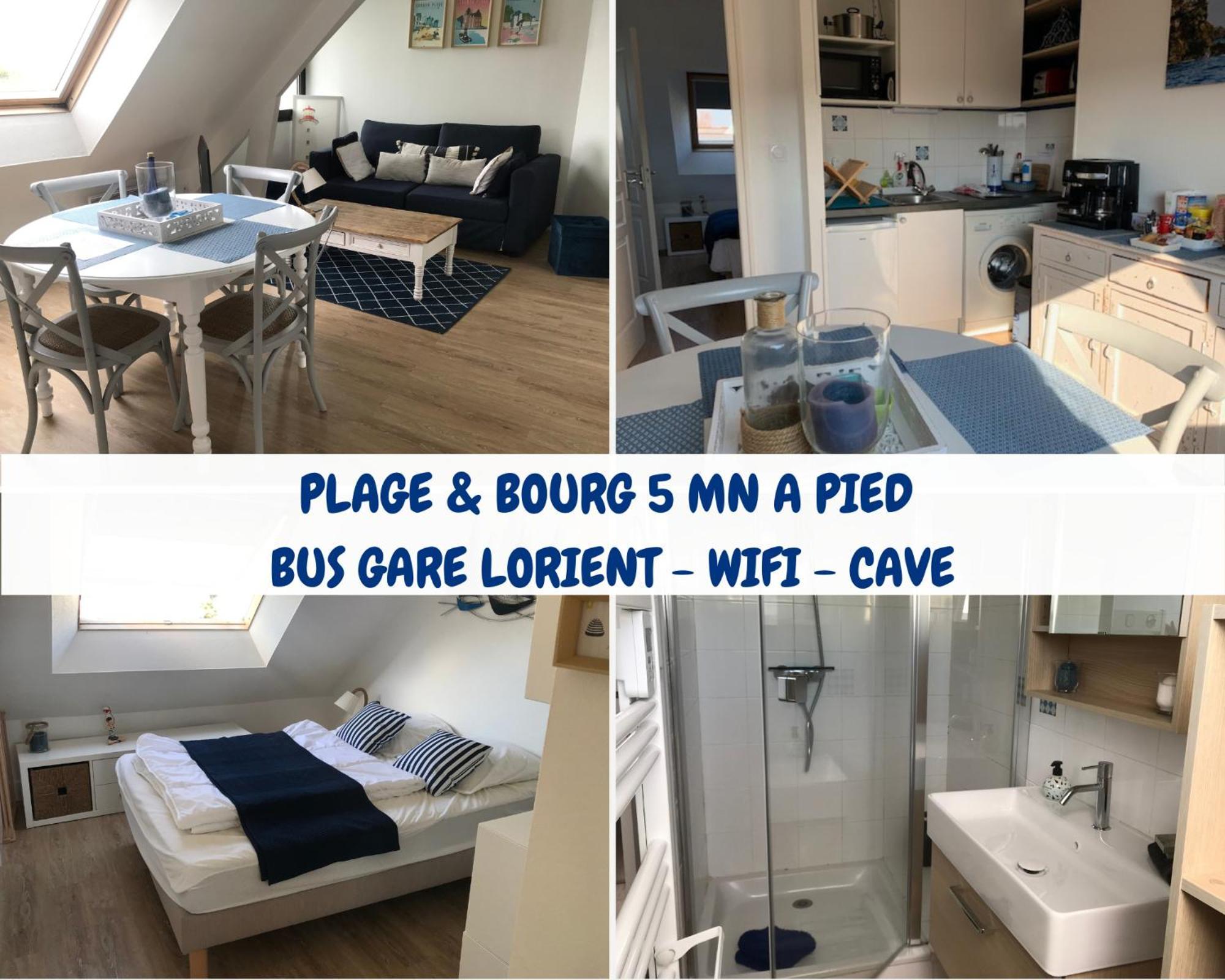 Tout A Pied ! T2 25M2 - Parking Prive - Wifi Apartment Larmor-Plage Ngoại thất bức ảnh